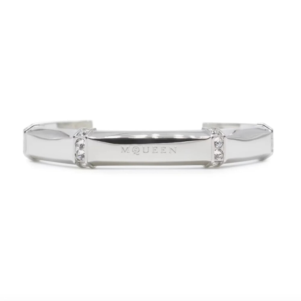 7379 - Alexander McQueen Dapper Cuff Bracelet - Size M - New